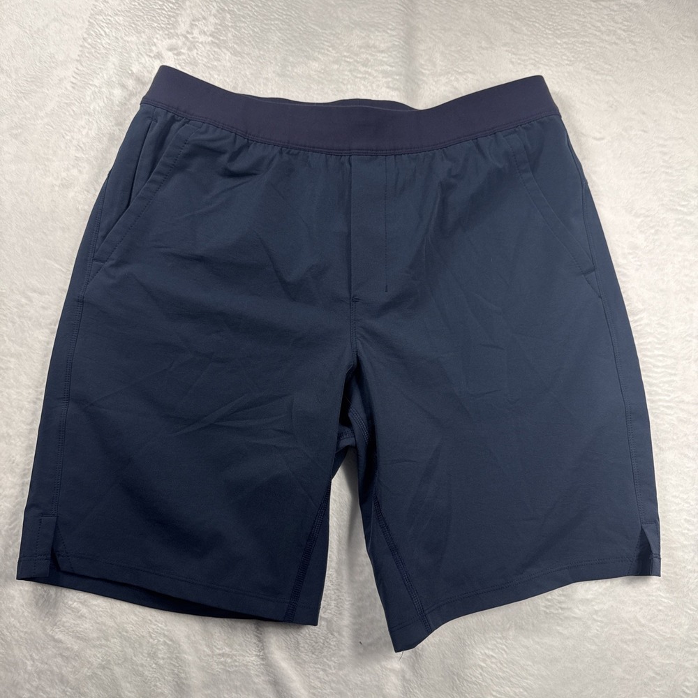 Public Rec All Day Every Day Shorts Mens 34x9 Navy Blue Athletic Gym Casual